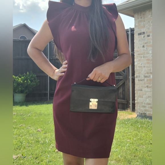 Glace Anouchka Pochette MM Noir Monogram Black Clutch - Picture 3 of 16